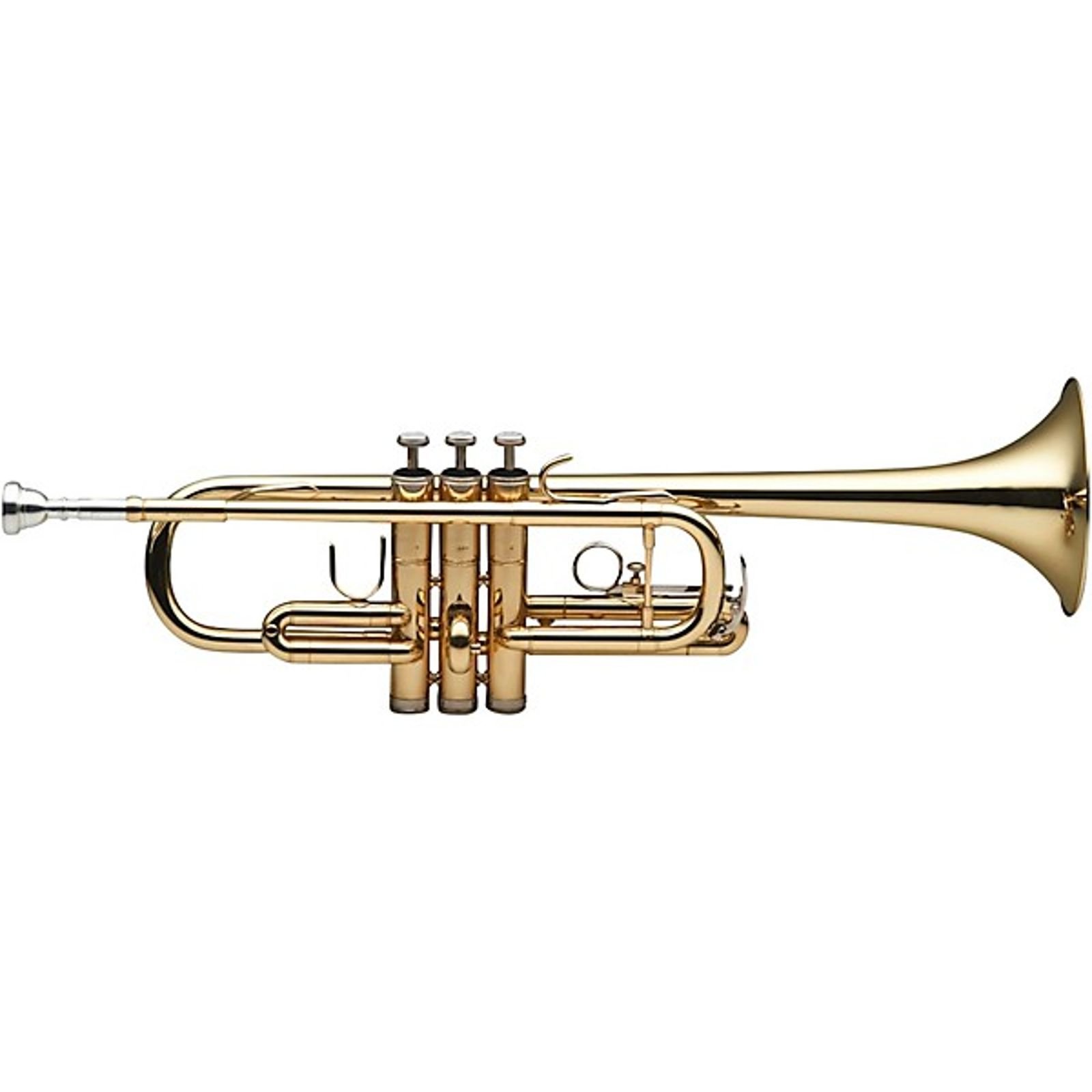 Stagg WS-TR255 Tune of C Trumpet w/Soft Case & Mouthpiece 7C Silver Plated
